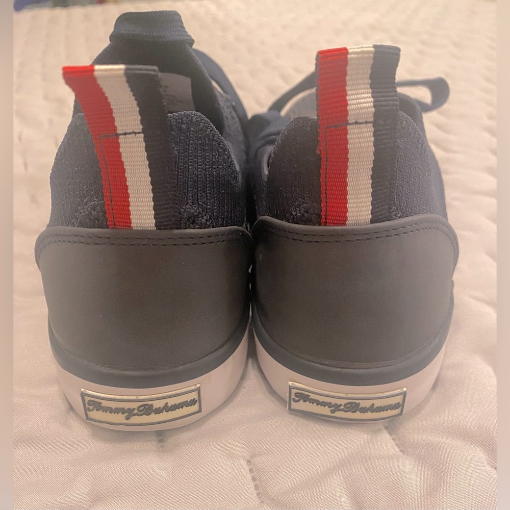 SNEAKERS- Tommy Bahama women’s size 9 1/2 navy blue - Picture 6 of 7